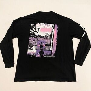 My Chemical Romance Danger Days Spider Emo Punk Goth Band Tour LS Shirt XL
